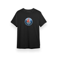 Tshirthane Ozark National Scenic Riverways Siyah Kısa Kol Erkek T-shirt