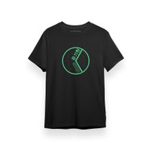 Tshirthane P17193S7343 Monsta X The Connect Circle Logo Siyah Erkek T-shirt
