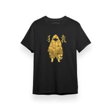 Tshirthane P17199S6556 Monogatari Anime Suruga Monkey Poster Siyah Kısa Kol Erkek T-shirt