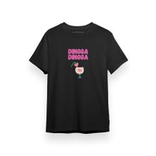 Tshirthane P17210S3162 Mamamoo Dingga Dingga Siyah Kısa Kol Erkek T-shirt