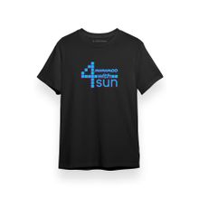 Tshirthane P17211S4343 Mamamoo 4 With Sun Siyah Kısa Kol Erkek T-shirt