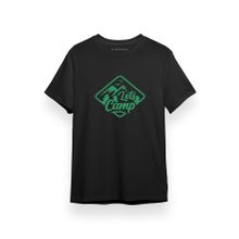 Tshirthane P17223S9275 Lets Camp Siyah Kısa Kol Erkek T-shirt