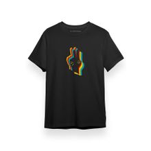 Tshirthane P17231S2274 Kısa Kol Siyah Erkek T-shirt