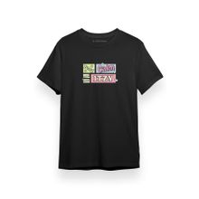 Tshirthane P17310S9829 Kısa Kol Siyah Erkek T-shirt