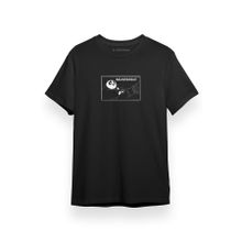 Tshirthane P17332S5230 Kung Fu Panda Skadoosh Siyah Kısa Kol Erkek T-shirt