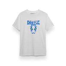 Tshirthane P17526S8166 Blue Beetle Logo Beyaz Erkek T-shirt