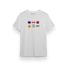 Tshirthane P17537S9713 Big Hero 6 Icons Beyaz Erkek T-shirt