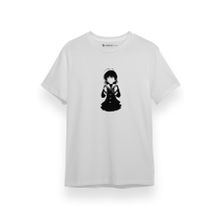 Tshirthane P17777S5107 Clannad Anime Furukawa Nagisa Minimalist Beyaz Erkek T-shirt