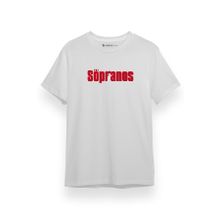 Tshirthane P17805S3522 The Sopranos Pink Letter Beyaz Kısa Kol Erkek T-shirt