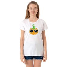Tshirthane P18357S9739 Bisiklet Yaka Beyaz Kadın T-shirt