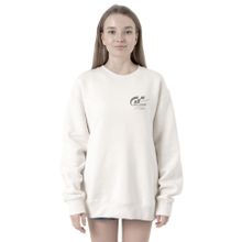 Tshirthane P18994S9953 Gran Turismo Concept Beyaz Kadın Kapüşonlu Sweatshirt