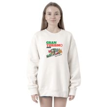 Tshirthane P19010S9215 Gran Turismo Jaccs Accord Beyaz Kadın Kapüşonlu Sweatshirt