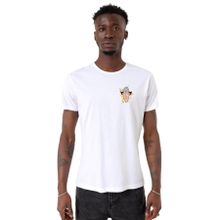 Tshirthane P19074S5525 Bisiklet Yaka Beyaz Erkek T-shirt