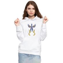 Tshirthane P19128S8123 Kill La Kill Anime Junketsu 3ip Kapüşonlu Kadın Beyaz Sweatshirt