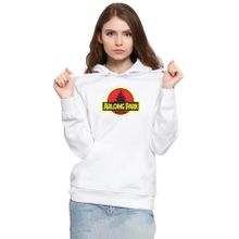 Tshirthane P19182S6825 One Piece Anime Arlong Park 3ip Kapşonlu Kadın Beyaz Sweatshirt