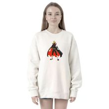 Tshirthane P19367S9611 One Piece Anime Sanji 2ip Kadın Beyaz Sweatshirt