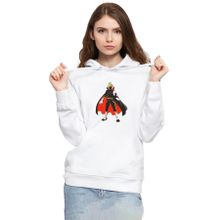 Tshirthane P19372S9649 One Piece Anime Sanji 3ip Kapşonlu Kadın Beyaz Sweatshirt