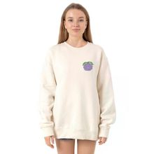 Tshirthane P19475S2914 Ekru Kadın Sweatshirt