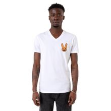 Tshirthane P20189S8257 Bad Bunny Halloween Beyaz Erkek T-shirt