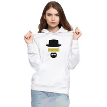 Tshirthane P20313S4441 Breaking Bad Yellow Say My Name Head Beyaz Kadın Kapüşonlu Sweatshirt