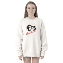 Tshirthane P20454S6333 Casablanca We'll Always Have Beyaz Kadın Kapüşonlu Sweatshirt
