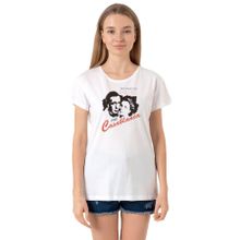 Tshirthane P20461S4718 Bisiklet Yaka Beyaz Kadın T-shirt