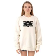 Tshirthane P20656S2523 Ekru Kadın Sweatshirt