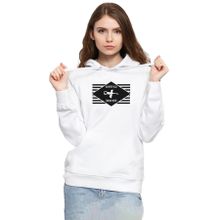 Tshirthane P20663S8856 Cowboy Bebop Hammer Head 3ip Kapüşonlu Kadın Beyaz Sweatshirt