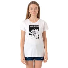 Tshirthane P20713S8592 Bisiklet Yaka Beyaz Kadın T-shirt