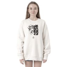 Tshirthane P20723S6619 Cowboy Bebop Vintage Ein and Ed 2ip Kadın Beyaz Sweatshirt