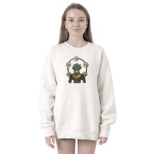Tshirthane P20773S7276 Demon Slayer Anime Hantengu Clone 2ip Kadın Beyaz Sweatshirt