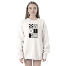 Tshirthane P20824S5332 Demon Slayer Anime Patterns 2ip Kadın Beyaz Sweatshirt