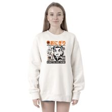 Tshirthane P20875S3038 Demon Slayer Anime Super Yummy 2ip Kadın Beyaz Sweatshirt