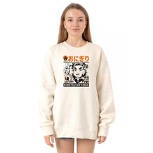 Tshirthane P20876S9212 Ekru Kadın Sweatshirt