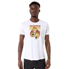 Tshirthane P20930S2876 Bisiklet Yaka Beyaz Erkek T-shirt