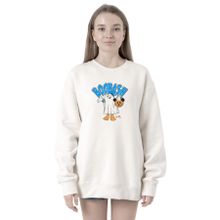 Tshirthane P20973S6742 Donal Boobash Halloween 2ip Kadın Beyaz Sweatshirt