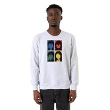 Tshirthane P21009S9809 Erased Anime All Main Character Minimal Colorful Art Karmelanj 2ip Erkek Sweatshirt