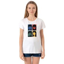 Tshirthane P21018S7320 Bisiklet Yaka Beyaz Kadın T-shirt
