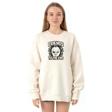 Tshirthane P21118S4577 Ekru Kadın Sweatshirt