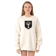 Tshirthane P21201S5405 Ekru Kadın Sweatshirt