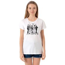 Tshirthane P21237S5822 Bisiklet Yaka Beyaz Kadın T-shirt