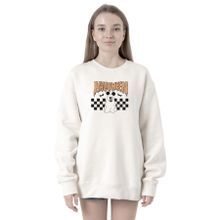 Tshirthane P21243S5360 Halloween Mickey Ghost Beyaz Kadın Kapüşonlu Sweatshirt