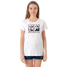 Tshirthane P21335S8991 Bisiklet Yaka Beyaz Kadın T-shirt