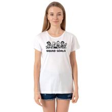 Tshirthane P21373S3427 Bisiklet Yaka Beyaz Kadın T-shirt