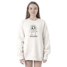 Tshirthane P21502S416 Hunter x Hunter Anime Alluka 2ip Kadın Beyaz Sweatshirt