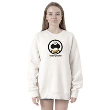 Tshirthane P21797S8558 Kung Fu Panda Inner Peaceu 2ip Kadın Beyaz Sweatshirt