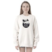 Tshirthane P21896S3896 Merry Christmas Sleigh 2ip Kadın Beyaz Sweatshirt