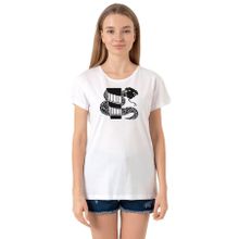 Tshirthane P22014S4990 Bisiklet Yaka Beyaz Kadın T-shirt