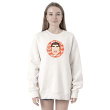 Tshirthane P22054S4875 Monogatari Anime Takeo Gouda Circle Poster 2ip Kadın Beyaz Sweatshirt