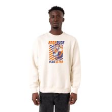 Tshirthane P22206S8119 Ekru Erkek Sweatshirt